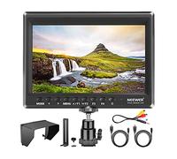 NEEWER Moniteur Terrain IPS 7 Pouces F100 1280×800 HD Vidéo | Entrée HDMI 1080p,Pare-Soleil,Tête Sphérique,Stabilisateur Main,Pile Non Fournie