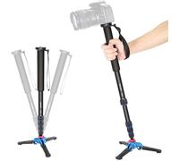 NEEWER Monopode Extensible de Caméra avec Base de Support Détachable et Pliable: en Alliage d'Aluminium, Hauteur de 52-168 centimètres pour DSLR Nikon Sony; Charge Admissible de 5 kilogrammes