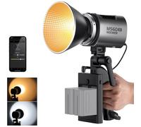 NEEWER MS60B 65W COB Video Light avec 2.4G/Application Contrôle à Distance, Bicolore Éclairage Continue LED, Monture Bowens Lumière Photo Studio