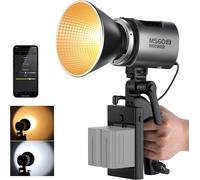 NEEWER MS60B 65W COB Video Light avec 2.4G/Application Contrôle à Distance, Bicolore Éclairage Continue LED, Monture Bowens Lumière Photo Studio