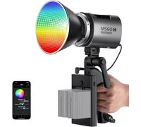 NEEWER MS60C 65W RGB COB Video Light avec 2.4G/Application Contrôle à Distance, Éclairage Continue RGB LED, Monture Bowens Lumière Photo Studio