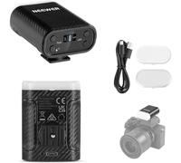 NEEWER BASICS Mini flash avec éclairage LED/écran LCD/800 mAh, compatible avec Canon, Fujifilm, Sony, Nikon, DSLR, griffe flash standard, pour studio photo, N12L