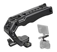 Neewer NATO CA103 Kit de poignée supérieure avec Pince NATO à dégagement Rapide, Mini Rail NATO de 48 mm, poignée Ergonomique en Silicone, Chaussures Froides, Filetage 6,35 mm, 9,5 mm pour Arri