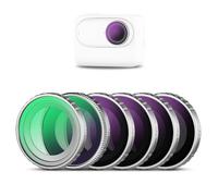 NEEWER ND Filter Kit Compatible with Insta360 GO 3S, UV+CPL+ND8+ND16+ND32+ND64, Action Camera Accessories, Polarized and Density Neutral Filters, HD Optical Glass Multilayer