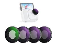 NEEWER ND Filtres compatibles avec Insta360 GO Ultra (CPL/ND8/ND16/ND32), Filtre polariseur Circulaire à Visser, densité Neutre, Verre Optique HD, Cadre Fin, Accessoires pour caméra d'action, FL-C51