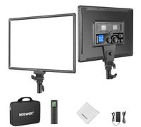 NEEWER NL288 Panneau LED Lampe Vidéo,45W,4 800 lux,3 200K-5 600K,IRC97+,Intensité Variable,Bicolore,45cm,éclairage Doux pour Studio Photo,Jeux Vidéo,Remote,Chiffon de Nettoyage,Batterie Non Incluse