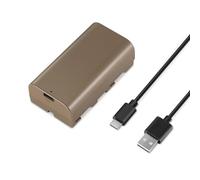 NEEWER NP-F550 Batterie de Rechange 3500 mAh, Temps de Charge complète 2,9 h avec Port/câble USB de Type C, Batterie Rechargeable pour Appareil Photo, lumière vidéo, Moniteur pour Sony NP-F550 F750