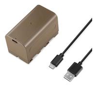 NEEWER NP-F750 Batterie de Rechange 7000 mAh, Temps de Charge complète 5,4 h avec Port/câble USB de Type C, Batterie Rechargeable pour Appareil Photo, lumière vidéo, Moniteur pour Sony NP-F550 F750