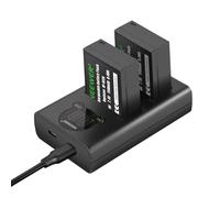 NEEWER NP-W126/NP-W126s Chargeur de Batterie de Remplacement avec 2 Chargeur et Câble USB C, 2 Batteries 1140mAh Compatibles avec Fuji X100VI X-T30 II X-S10 X-T200 X100F X100V X-A5 X-T50 X-Pro3 X-T3
