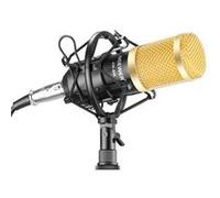 NW-800 Microphone Enregistrement Studio Radio Kit Inclus (1) Microphone à Condensateur Professionel Noir + (1) Support de Microphone Antichoc + (1)