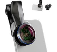 NEEWER Objectif fisheye de 8 mm avec Grand Angle de 220° et Filetage de 17 mm, également pour Cage de téléphone filetée de 17 mm, étui de téléphone, Pince de téléphone, Plaque arrière, LS-29 Pro