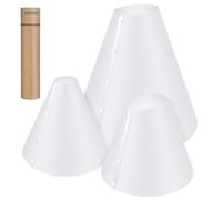 NEEWER Pack de 3 Cônes Lumineux (14"/15"/20"),Diffuseur Réflecteur Amélioré de Photo Flash Éclairage de 0,5mm d'Épaisseur,Alternative pour Bijoux Produit Photographie Box,sans Ombre & Réflexion,NK006