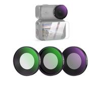 NEEWER Pack de 3 Filtres ND Compatible avec DJI Osmo Nano (ND8/UV/CPL),Objectif de Caméra Action à Visser, Filtre Polarisant à Densité Neutre,Verre Optique Multicouche,Accessoire avec Protection écran