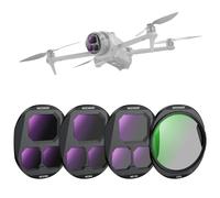 Neewer Packs De 4 Filtre Cpl+Nd Compatible Avec Dji Mavic 4 Pro Drone,Filtre Polarisant Circulaire À Visser Nd16 Nd64 Nd256 En Verre Optique Multicouche À Densité Neutre Avec Étui Rangement Magnétique
