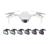 Neewer Packs De 6 Filtres Nd Compatible Avec Dji Mini 4k/2/Mavic/Se/2 Se, Pour Objectif De Drone,Filtre Uv Cpl À Densité Neutre Nd4/Nd8/Nd16/Nd32,Verre Hd Multicouches,Compatible Avec Cardan,Fl-B31