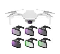 NEEWER Packs de 6 Filtres ND Compatible avec DJI Mini 4K/2/Mavic/SE/2 SE, pour Objectif de Drone,Filtre UV CPL à Densité Neutre ND4/ND8/ND16/ND32,Verre HD Multicouches,Compatible avec Cardan,FL-B31