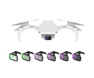 NEEWER Packs de 6 Filtres ND Compatible avec DJI Mini 4K/2/Mavic/SE/2 SE, pour Objectif de Drone,Filtre UV CPL à Densité Neutre ND4/ND8/ND16/ND32,Verre HD Multicouches,Compatible avec Cardan,FL-B31