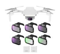 NEEWER Packs de 6 Filtres ND Compatibles avec DJI Mini 4K/2 SE/SE/2/Mavic Mini, ND4/8/16/32 CPL UV Multicouches HD, Filtres à Densité Neutre, Accessoires pour Drones, 2 Chiffons de Nettoyage, FL-B31