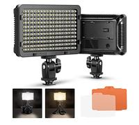 NEEWER Panneau LED 176 Dimmable sur Caméra Photo Filetage 1/4" | Compatible Nikon Sony et Autres Appareils DSLR,5600K (Pile Non Incluse)