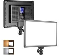 NEEWER Panneau Lumineux 192 LED, 20W Lumière Soft Ultra-Fine Bicolore Dimmable pour Caméra DSLR, Batterie Lithium Intégrée 8000mAh, 3200-5600K CRI97+ Éclairage pour Photo, Vidéo, Streaming en Direct