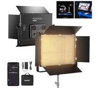 NEEWER Panneau Lumineux Vidéo LED Bicolore 150W, 1440 LED 49500Lux@0,5m 2500K-8500K CRI96+/TLCI97+ Luminosité 0-100% Contrôle APP/2,4G/ Panneau/DMX, Studio Photo Pro, Vidéo, Éclairage Scène, AP150B