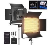 NEEWER Panneau Vidéo LED Bicolore Contrôle APP/2,4G/DMX, 60W 26600Lux/0,5m 2500K-8500K 13 Scènes Alimentation Batterie V Mount en Extérieur, Éclairage Studio Photo Vidéo Streaming Maquillage, PL60B