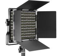 NEEWER Panneau Vidéo LED en Métal Professionnelle,Prise de Vue Vidéo,Cadre en Métal Durable,Intensité Variable 660 Perle,avec Support en U & Volets Coupe-flux,Température Bicolore de 3200-5600K CRI96+
