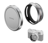 NEEWER Pare-Soleil Rond pour X100V/X100VI, Évite Les Flares et Les Reflets, Non Compatible avec Les Filtres Ronds Traditionnels, Argent, CA085