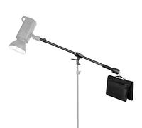 NEEWER Perche pour Trépied 89 à 155cm avec Contrepoids de 1,5kg et Sac de Sable, Vis 1/4" Compatible avec Softbox, Eclairage de Studio, Flash, Parapluie, Ring Light, Charge Maximale 5kg.