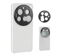 NEEWER Plaque Arrière d'Objectif 15 Ultra, Support Adaptateur d'Objectif de Phone,Filetage 17mm,pour Caméra Principaux et Téléobjectifs, Compatible avec Xiaomi 15 Ultra Coque d'origine, PA111 (Noir)