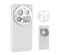 NEEWER Plaque Arrière d'Objectif 15 Ultra, Support Adaptateur d'Objectif de Phone,Filetage 17mm,pour Caméra Principaux et Téléobjectifs, Compatible avec Xiaomi 15 Ultra Coque d'Origine, PA111 (Argent)