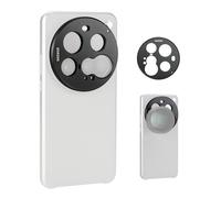 NEEWER Plaque Arrière d'Objectif 15 Ultra, Support Adaptateur d'Objectif de Phone,Filetage 17mm,pour Caméra Principaux et Téléobjectifs, Compatible avec Xiaomi 15 Ultra Coque d'origine, PA111 (Noir)