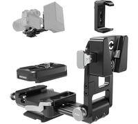 NEEWER Plaque batterie V Mount adaptateur modulaire V Lock avec plaque QR de type Arca support de chargeur portable pour Neewer PS099E compatible avec DJI RS4 RS3 PS017B