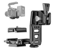 NEEWER Plaque Batterie V Mount avec Rails NATO, Plaque de Base Type Arca pour RS4 Pro RS3 Pro Stabilisateur, Caméra DSLR Modulaire Vidéo Rig Compatible avec SmallRig Cage Caméra V Lock, PS016