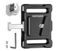 NEEWER Plaque de Batterie Mini V Mount avec Filetage 1/4" et Bouton de Dégagement Rapide, Compatible avec FXLION Sony V Mount Batteries et Les Pinces à Tige de 15 mm, PS005