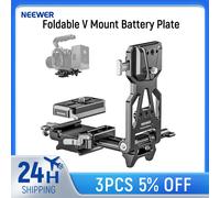 NEEWER - plaque de batterie pliable à montage en V, avec plaque de base de caméra à dégagement rapide de Type Arca, plate-forme vidéo légère pour appareil photo DSLR Battery Plate