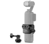 NEEWER Pocket 3 Cage et Adaptateur caméra d'action Compatible avec DJI Osmo Pocket 3 et Action 2 Montage magnétique, Alliage d'aluminium Rig avec Filetage 1/4" et Sabot Froid pour Extension