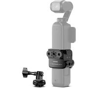 NEEWER Pocket 3 Cage et Adaptateur caméra d'action Compatible avec DJI Osmo Pocket 3 et Action 2 Montage magnétique, Alliage d'aluminium Rig avec Filetage 1/4" et Sabot Froid pour Extension