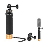Neewer Poignée Flottante pour caméra d'action avec Adaptateur de Montage à dégagement Rapide, Adaptateur à vis de 6,35 mm et dragonne, kit d'accessoires de poignée sous-Marine Compatible avec GoPro