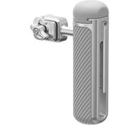 NEEWER Poignée Latérale à Dégagement Rapide avec Griffe Anti-arrachement,Rotation à 360°,Grille Antidérapante,Compatible avec iPhone 16 Pro 16 Pro Max S25 Ultra,Accessoire Phone Cage,Argent&Gris,PA045