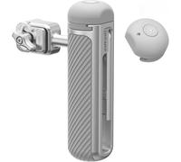 NEEWER Poignée Latérale à Dégagement Rapide avec Obturateur Bluetooth Amovible,Griffe Anti-Déconnexion,Rotation à 360°,Compatible avec iPhone 16 Pro 16 Pro Max S25 Ultra Cage Phone,Argent+Gris, PA045E