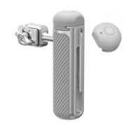 NEEWER Poignée Latérale à Dégagement Rapide avec Obturateur Bluetooth Amovible,Griffe Anti-Déconnexion,Rotation à 360°,Compatible avec iPhone 16 Pro 16 Pro Max S25 Ultra Cage Phone,Argent+Gris, PA045E