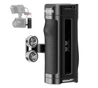 NEEWER Poignée Latérale Légère, Poignée de Cage de Caméra avec Poignée Profilée en Silicone, Double vis 1/4", Filetage 1/4", Sabot Froid, Réglage Vertical, Compatible avec SmallRig NEEWER Cage, CA067H