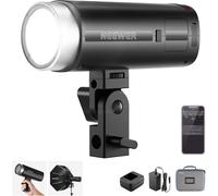 NEEWER Q200 200Ws 2.4G Flash Stroboscopique Extérieur, 3200mAh Batterie Li-ION Alimenté Studio Flash Stroboscopique Photographie sans Fil Monolight avec 750 Flash Pleine Puissance 0.01 1.5s Recyclage