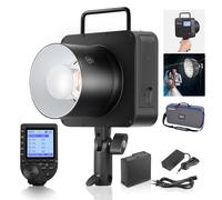 NEEWER Q4 400W Strobe Flash 2.4G TTL Trigger QPRO-C Compatible with Canon 1/8000HSS/30W Modeling Lamp/400 Full Power/0.01-1.2s Recycling for Outdoor Wedding Photography