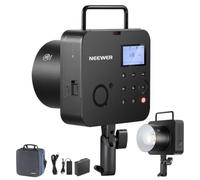 NEEWER Q4 400Ws 2,4G TTL Flash d'extérieur, Compatible avec Godox X système et Monture Bowens; Flash de Studio Monobloc avec Nombre Guide GN72, HSS à 1/8000s, Batterie de 2800mAh et Lampe Pilote