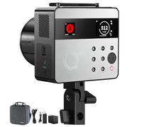 NEEWER Q6 600Ws Flash Studio Extérieur TTL 2,4G App,Compatible avec Godox,1/1-1/512,HSS 1/8 000s,3 000mAh Lampe Strobe LED Bicolore 30W/400 Flashe à Pleine Puissance/Temps de Recharge 0,01-0,9S,Gris