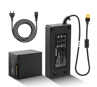 NEEWER Q6 Batterie Factice pour Q6 Extérieur Flash Strobe Speedlight avec Adaptateur Alimentation AC,Câble (Prise EU),33,6V 20A Remplacement Batterie NB-Q6,Protection Intelligente,16,4ft de Long,NT-Q6