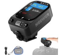 NEEWER QZ-C 2,4G TTL Déclencheur de Flash sans Fil Compatible avec Canon R6 R5 6D Mark II Appareil Photo,Émetteur de Flash à Griffe avec écran Tactile OLED,HSS 1/8000s,Batterie 1000mAh Interrupteur CM
