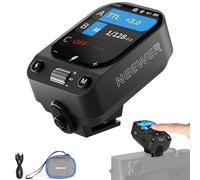 NEEWER QZ-F TTL Émetteur déclencheur de Flash sans Fil Compatible avec appareils Photo Fujifilm, Interrupteur TCM HSS 1/8000s, Batterie 1000 mAh, écran Tactile OLED pour système Q 2,4 G Z3 Z2PRO Z2II